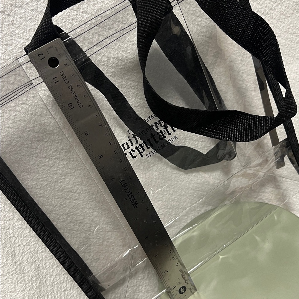 Taylor Swift Reputation Tour Clear Vinyl Tote Bag - Picture 6 of 7